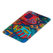 Fisch in der schnellen Flucht Magnet (Linke Seite)