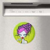 "Fisch in der See" Rundmagazin Magnet (In Situ (Geschirrspüler))
