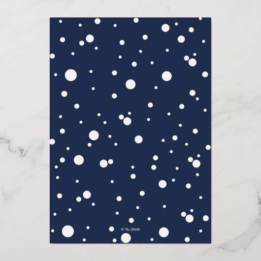 Fisch in der Seefahrt Nautical Navy Paare Dusche Folieneinladung (Rückseite)