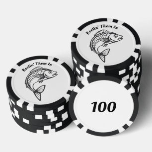 Fisch in ihnen pokerchips