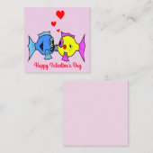Fisch in Liebe | Valentine's Day Mitteilungskarte (Vorne/Hinten)