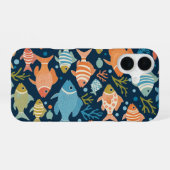 Fisch iPhone 16 Hülle (Rückseite (Horizontal))