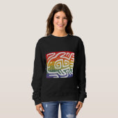 Fisch Iris farbige Fische Sweatshirt (Vorne ganz)