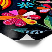 Fisch isst Blume 2 Poster (Ecke)