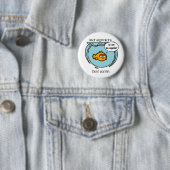 Fisch ist nicht Veggie-Knopf Button (Beispiel)