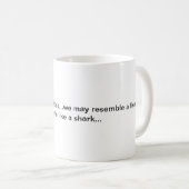 Fisch-Kaffee-Tassen-Spaß Kaffeetasse (VorderseiteRechts)