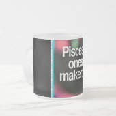 Fisch-Kaffee/Tee-Tasse Mattglastasse (Vorderseite Links)