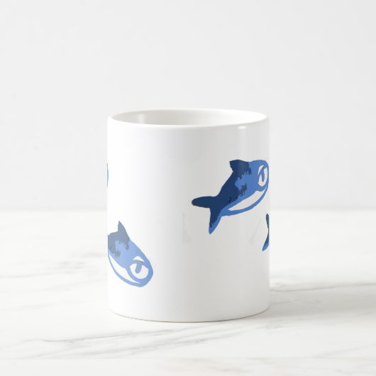 Fisch Kaffeetasse (Mittel)