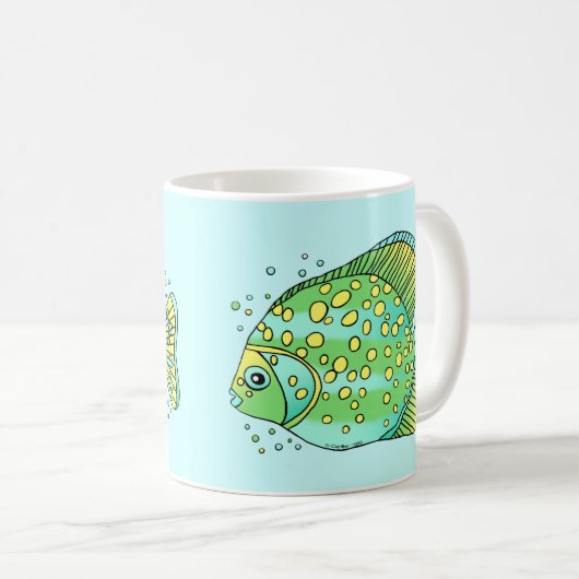 Fisch Kaffeetasse (VorderseiteRechts)