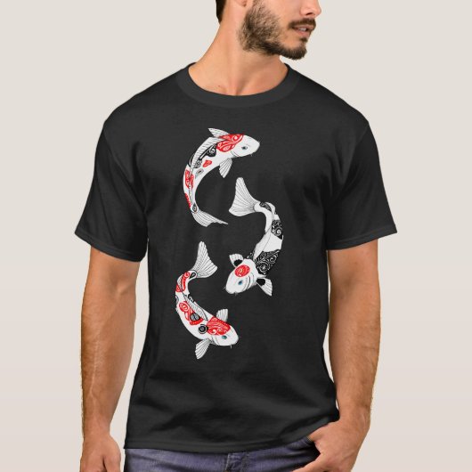 Fisch Karpfen Koi (3) T-Shirt (Vorderseite)