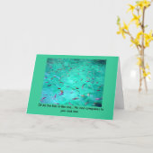 Fisch Karte (Gelbe Blume)