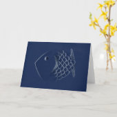 Fisch Karte (Gelbe Blume)