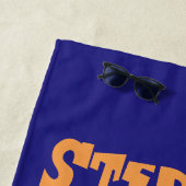 Fisch-Kastenhandtuch für Angler-Cartoon Strandtuch (Beispiel)