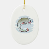 Fisch Keramik Ornament (Vorne)