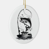 Fisch Keramik Ornament (Rechts)