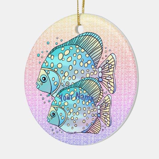 Fisch Keramik Ornament (Links)