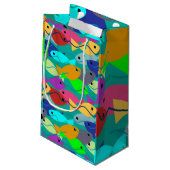 Fisch Kleine Geschenktüte (Rückseite Schrägansicht)