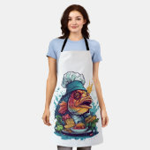 Fisch Koch Phantastisch Wildtiere Liebliche Fische Schürze (Getragen)