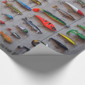 Fisch-Köder-Papier Geschenkpapier (Ecke)