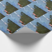 Fisch, Koi Karpfen im Teich Geschenkpapier (Ecke)