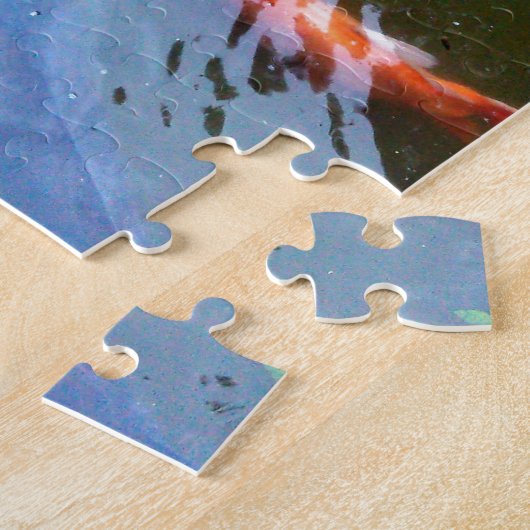 Fisch, Koi Karpfen im Teich Puzzle (Seite)