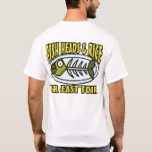 Fisch-Köpfe und Reis T-Shirt (Rückseite)