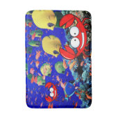 Fisch Krabbe Ozean Strand Badezimmer Badematte (Vorderseite Vertikal)
