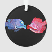 "Fisch-" Kunst durch Mike Quinn küssend Ornament (Rückseite)