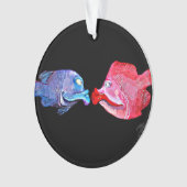 "Fisch-" Kunst durch Mike Quinn küssend Ornament (Vorderseite)