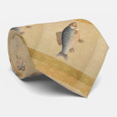 Fisch+Kunstwerk+Design+Angeln+Fisch Neck Tie Krawatte (Gerollt)