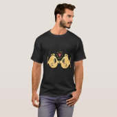 Fisch Kuss (Gelb) T-Shirt (Vorne ganz)