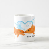 Fisch-Kuss-Tasse personifizieren Kundenbezogenheit Kaffeetasse (Mittel)