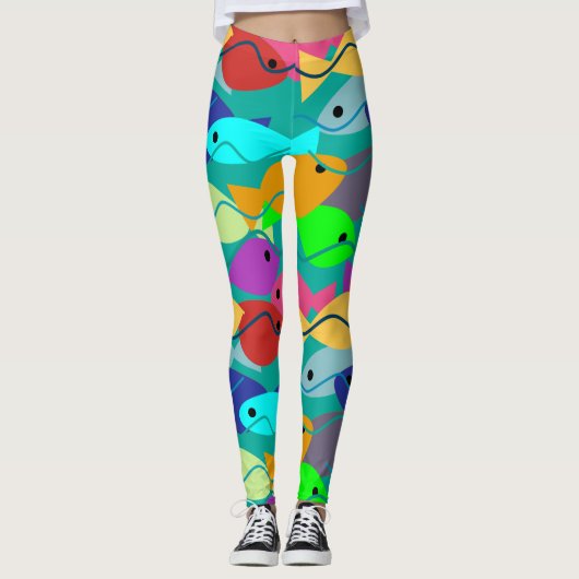Fisch Leggings (Vorderseite)
