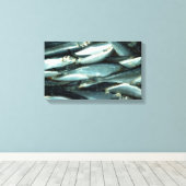 Fisch Leinwanddruck (Insitu (Holzboden))