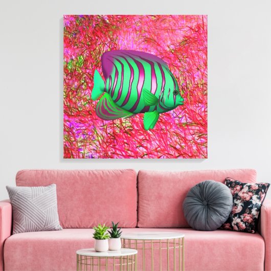 Fisch Leinwanddruck (Insitu (Wohnzimmer))