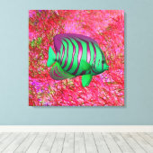 Fisch Leinwanddruck (Insitu (Holzboden))