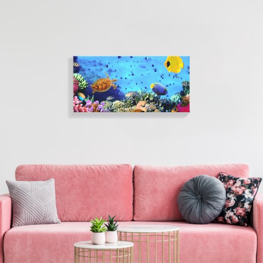 Fisch Leinwanddruck (Insitu (Wohnzimmer))