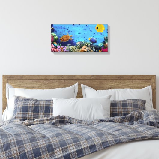 Fisch Leinwanddruck (Insitu (Schlafzimmer))