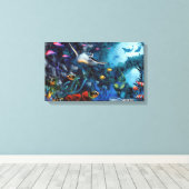 Fisch Leinwanddruck (Insitu (Holzboden))