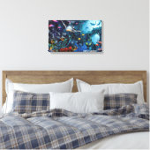 Fisch Leinwanddruck (Insitu (Schlafzimmer))