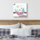 Fisch Leinwanddruck (Insitu (Schlafzimmer))