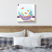 Fisch Leinwanddruck (Insitu (Schlafzimmer))