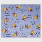 Fisch-Liebhaberpapier Geschenkpapier (Flach)