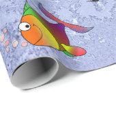 Fisch-Liebhaberpapier Geschenkpapier (Rolleneckpunkt)