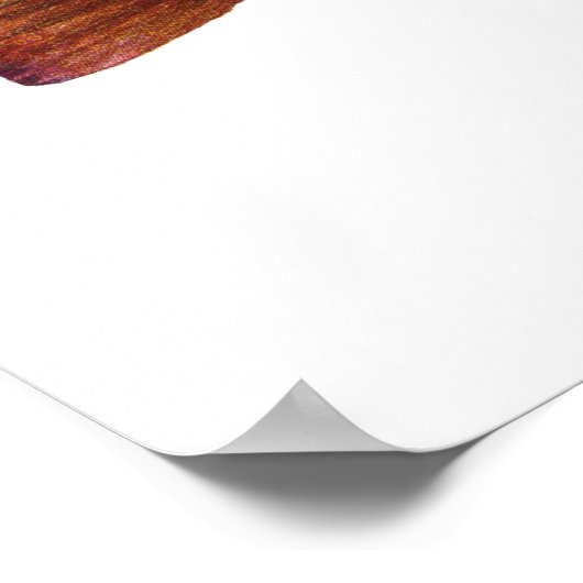 Fisch - Lila Meeresperle - Lutjanus-Superbus Poster (Ecke)