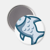 Fisch Magnet (Vorderseite/Rückseite)