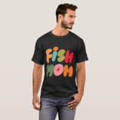 Fisch-Mama (Rosa) T-Shirt (Vorne ganz)
