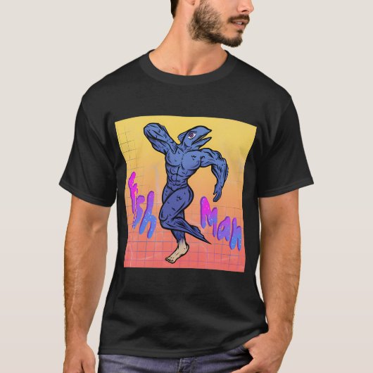 Fisch-Mann T-Shirt (Vorderseite)