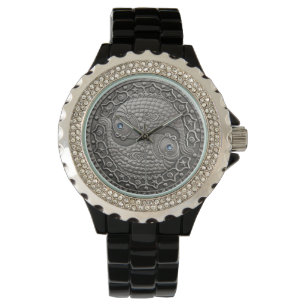 Fisch-Medaillon Armbanduhr