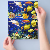 Fisch Meer Flyer (Hand)